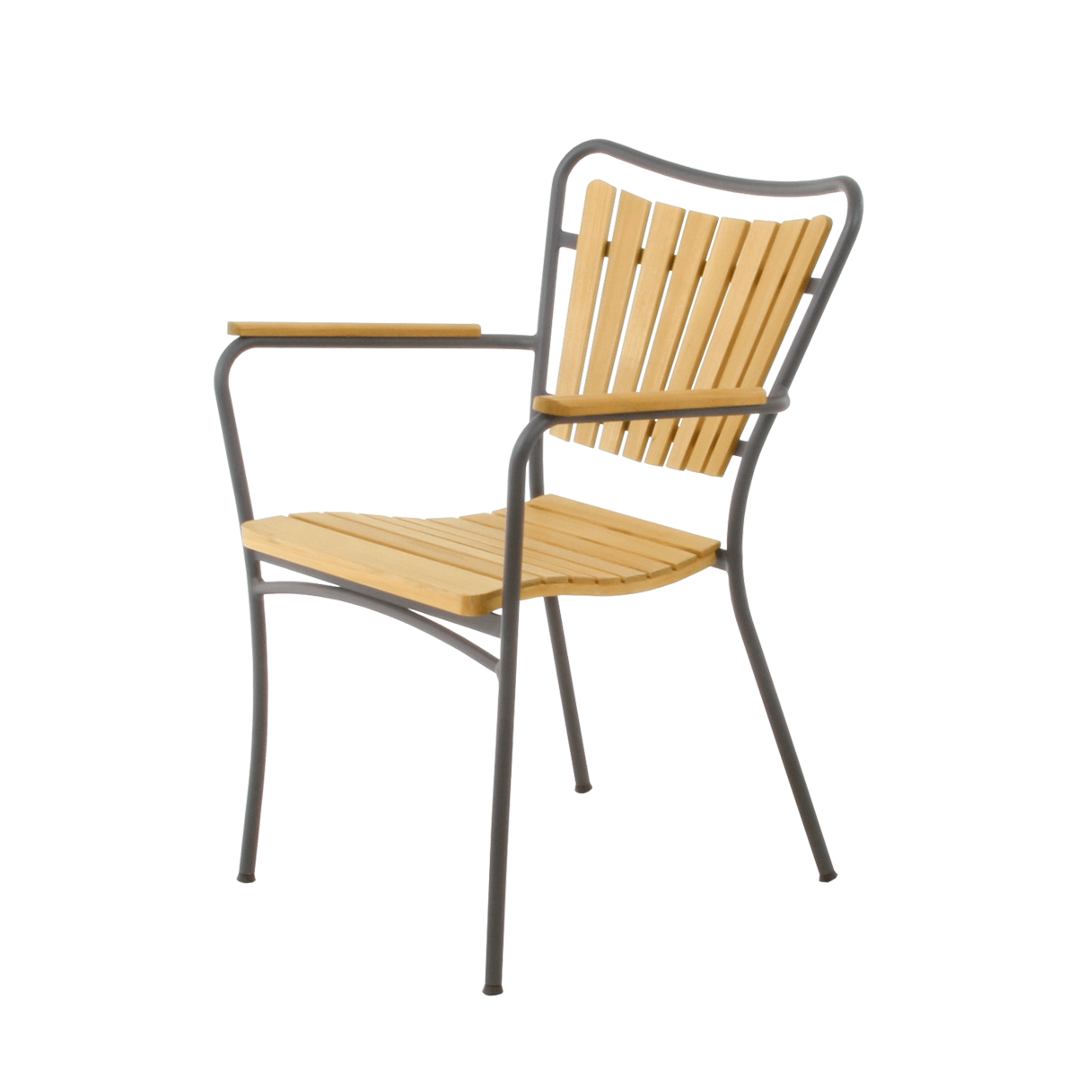 Marguerit Havestol - Flere farver (Variant: Antracit/teak)