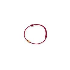 Armband snake mini charm twisted string gult guld