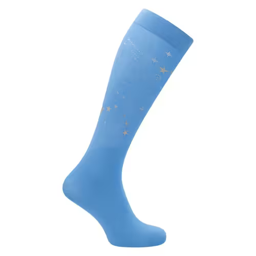 IRHOutdoor Star ridestrømper - Blue Dancer