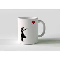 URBAN.ITY Banksy Ceramic Mug 325ml - Girl With Red Balloon
