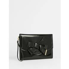 Ted Baker Ted Baker Black Nikkey Knot Bow Envelope Purse