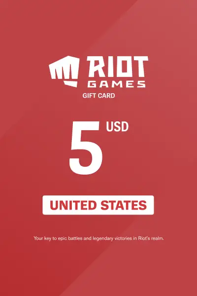 Riot Access $5 USD Gift Card (US) - Digital Code.