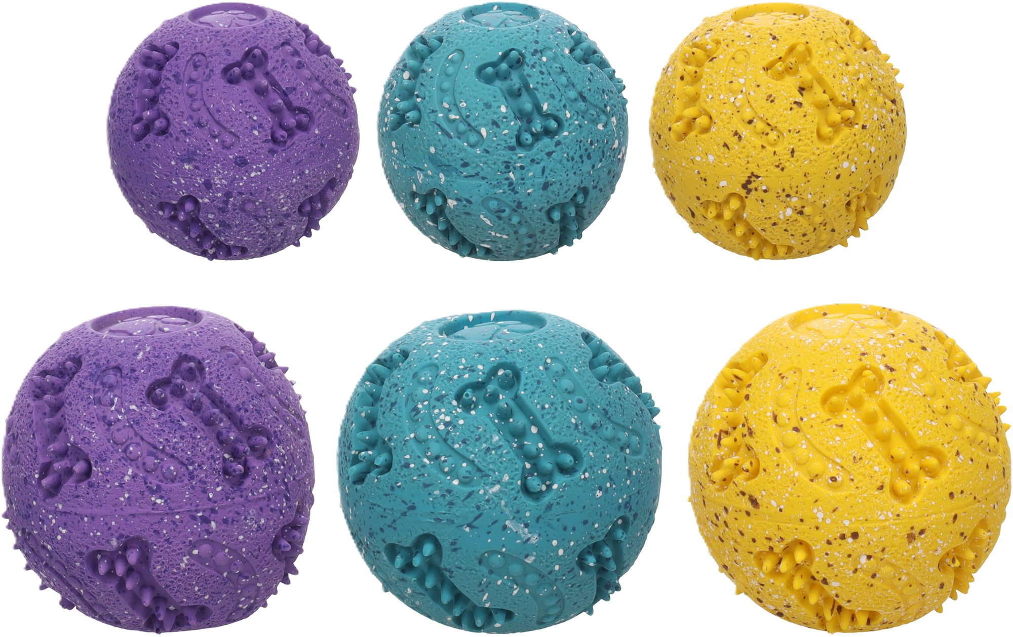 Flamingo Flamingo Hundleksak Freckles ball Mix 6 cm