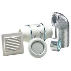 Thermex kanalventilator, TD 160/100 Kit, hvid
