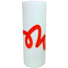 Studio About Bloklys Ø7,8xH20 cm, Mint/Rød