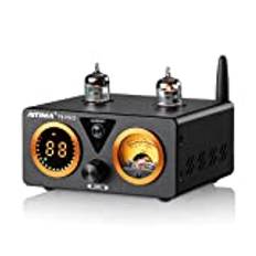 AIYIMA T9PRO JAN5725 Vakuumrörförstärkare 100Wx2 TPA3250 Stereo USB DAC Amp QCC3031 Bluetooth 5.1 aptxHD COAX/OPT HiFi Home Audio Digitala förstärkare med VU-mätare (32V strömförsörjning)