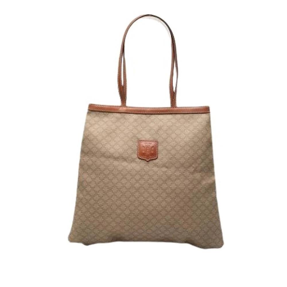 Celine Vintage Pre-owned Canvas celine-tasker - Vintage - Dame - Beige - ONE SIZE -