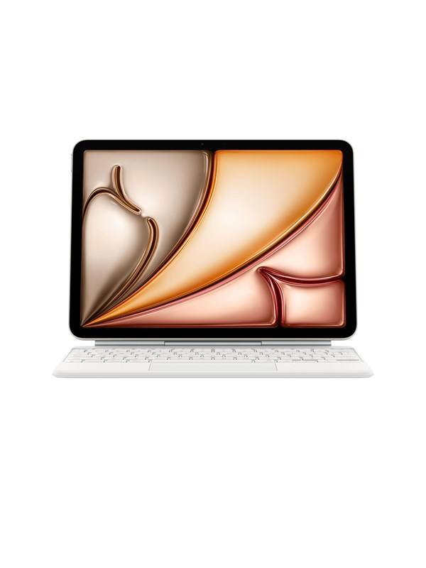 Apple Magic Keyboard for iPad Air M3 11" - White - Tastatur & Folio set - Dansk - Vit