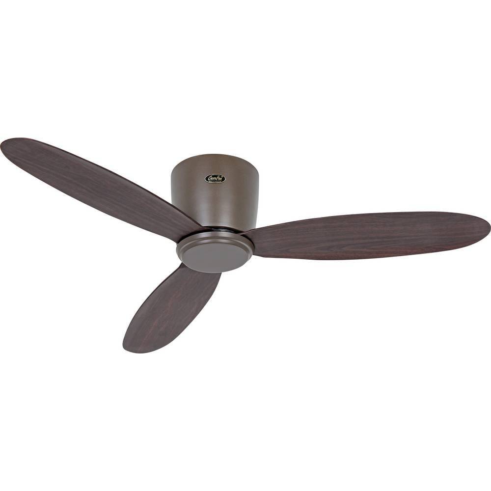 CasaFan ECO PLANO II 112 BZ-NB WiFi Flügel Nussbaum Takfläkt 13 W (Ø x H) 112 cm x 160 mm Brons med fjärrkontroll, Timer, Vinterdrift, Appstyrd