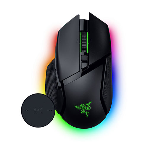 Razer Basilisk V3 Pro 35K + Wireless Charging Puck Bundle