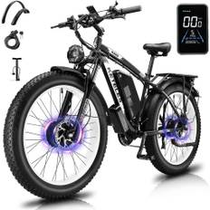 KETELES k800 voksen 2000W dobbeltmotor elcykel, 23AH Samsung batteri, 26*4.0 fedt dæk el mountainbike.