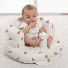 Multifunktionell uppblåsbar babystol och babybadpall, uppblåsbar babysits för spädbarn från 3 månader och uppåt Uppblåsbar babysits för sommaren för a - Multifärgad (Stil1,Stil2,Stil3,Stil4)