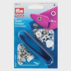 Prym Jersey Tryckknappar med verktyg Vit, 10 mm