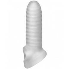 Perfect Fit - FAT BOY - Micro Ribbed Sheath 5,5 inch Penismanschette clear| AKTION