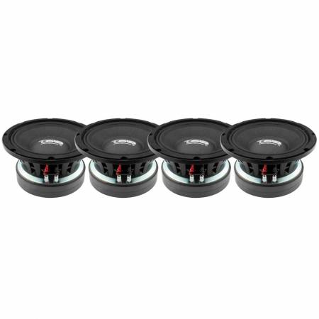 4-pack DS18 Pancadão PRO-1KP8.4, extrem 8 tums midbas
