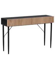 Konsolbord BLYTHE Naturlig ask Sort_968968