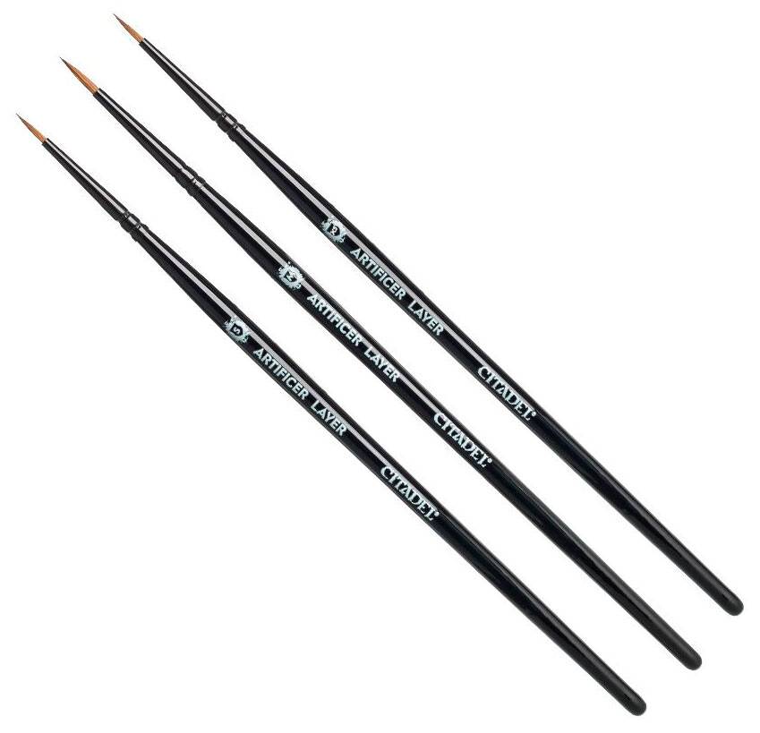Citadel Artificer Brush Collection 3 penslar - Xtra Small, Small och Medium
