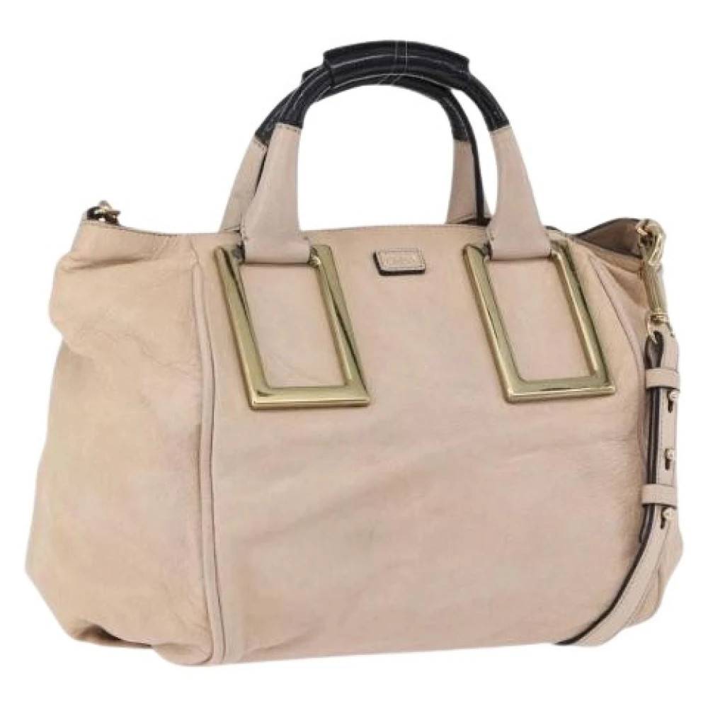 Chloé Pre-owned Pre-owned Hand Bag - Vintage - Dame - Beige - ONE SIZE - Uld