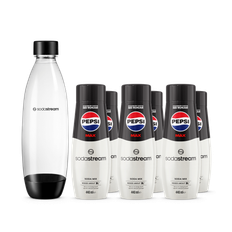 SodaStream 6-pak Pepsi Max + 1L opvaskemaskine sikker Fuse flaske