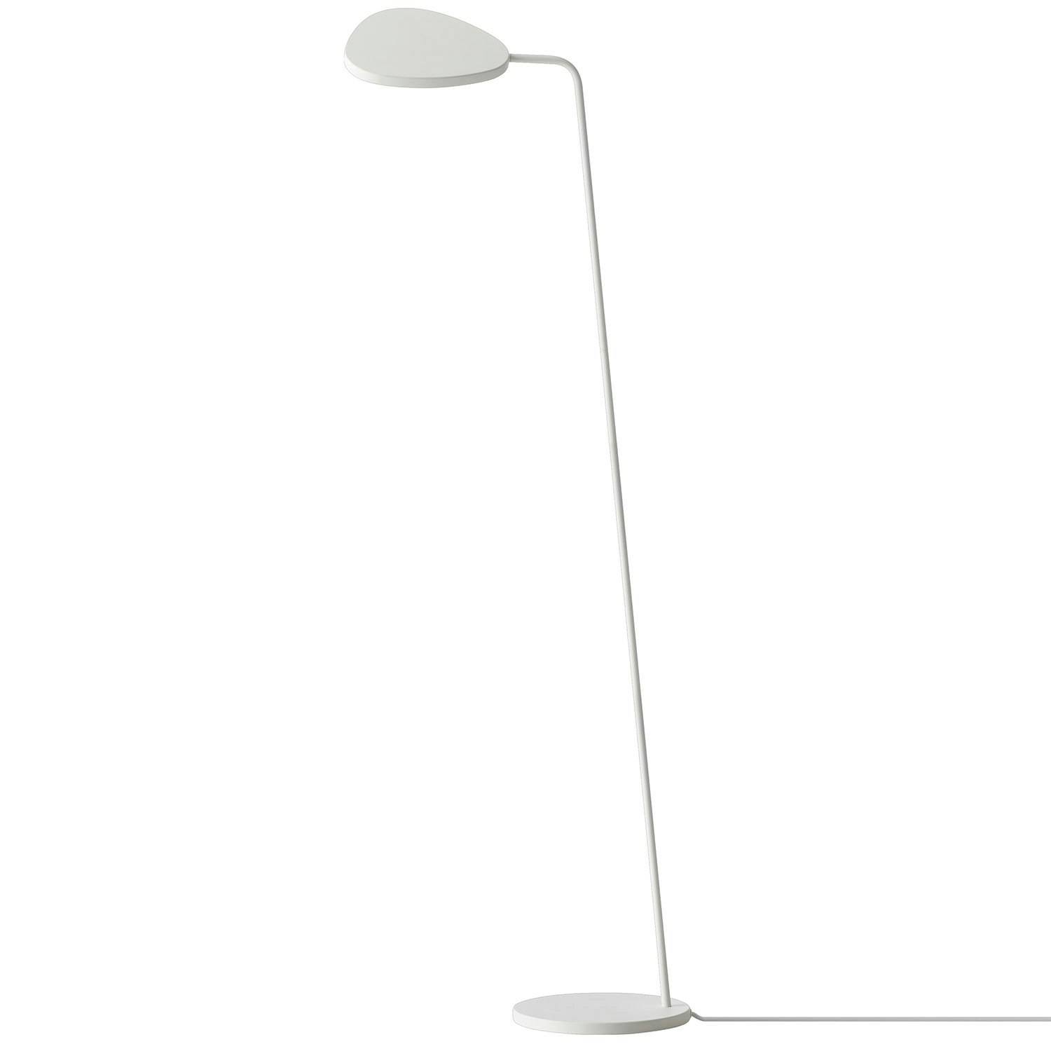 Muuto Leaf Gulvlampe - Gulvlamper Messing Hvid - LEAFLR01.