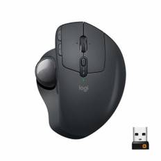 Logitech MX ERGO Advanced Wireless Trackball for Fast Charging Compatible with Windows PC and Mac iPad OS