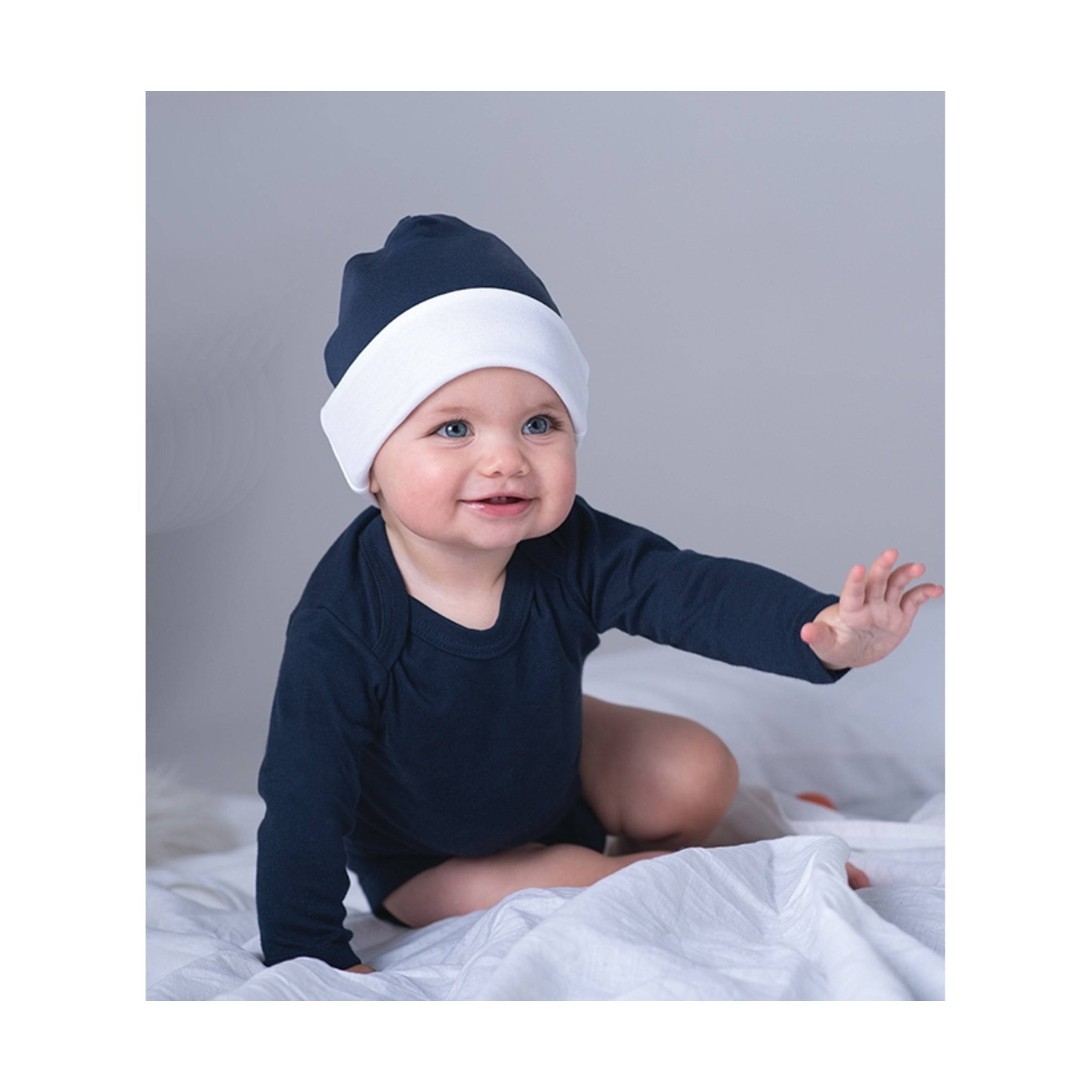 Babybugz Reversible HatWhite/Nautical Navy / One size