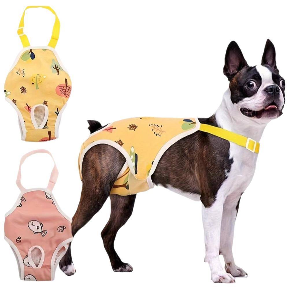 Återanvändbara Hundblöjor Tvättbara Andningsbara Nätbyxor Portabla Tikblöjor för Hundar