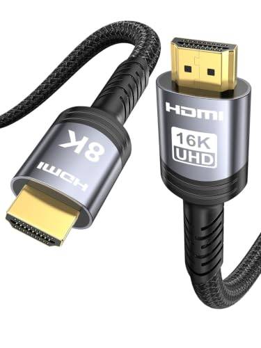 Sniokco 16K 10K 8K 4K HDMI 2.2 Kabel 1M 96Gbps Ultra High Speed Ultra96