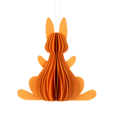 Easter Bunny 13 cm. Peach