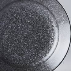 Japansk Keramik Frokost Tallerken 17cm Mat Sort