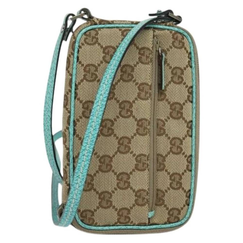 Gucci Vintage Pre-owned Canvas gucci-tasker - Vintage - Dame - Flerfarvet - ONE SIZE - Tyl