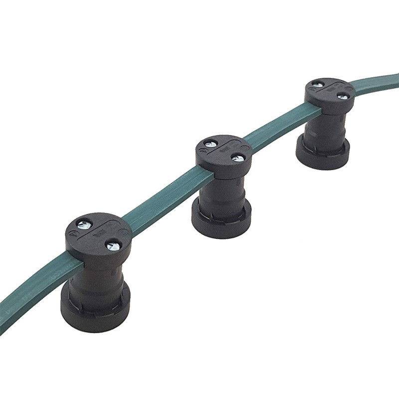 Ljusslinga Flatkabel E27 Grön Standard (c/c 50 cm 40 m)