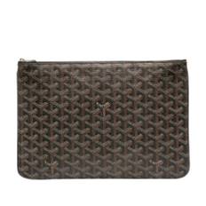 Goyard Vintage, Vintage , Dame, Sort, ONE SIZE, Pre-owned Vintage Canvas Clutch
