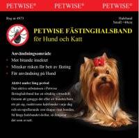 PETWISE FÄSTINGHALSBAND FÖR HUND SMALL <40CM