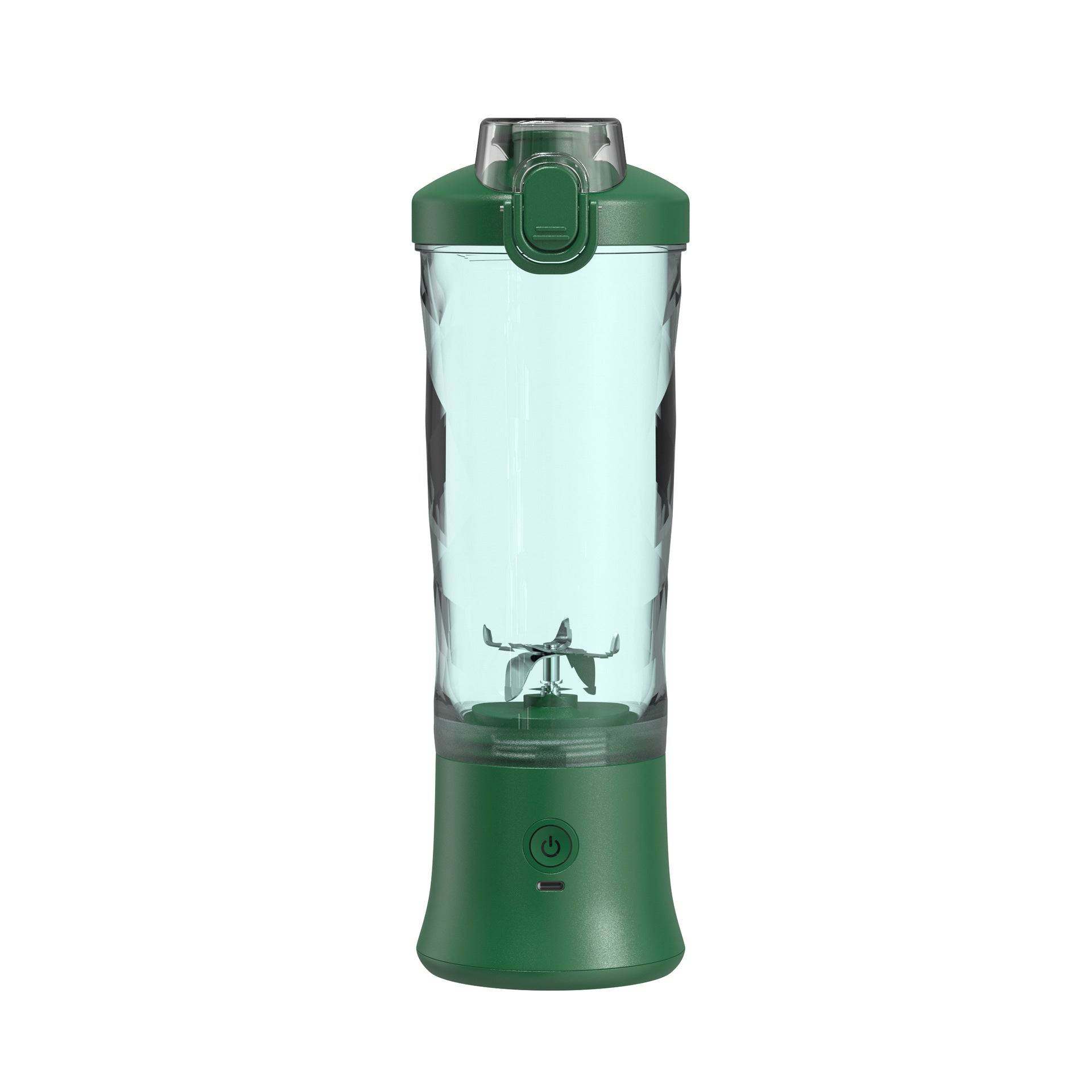 Portable Blender Juicer Personal Size Blender For Shakes And Smoothies With 6 Blade Mini Blender Kitchen Gadgets - Green / USB