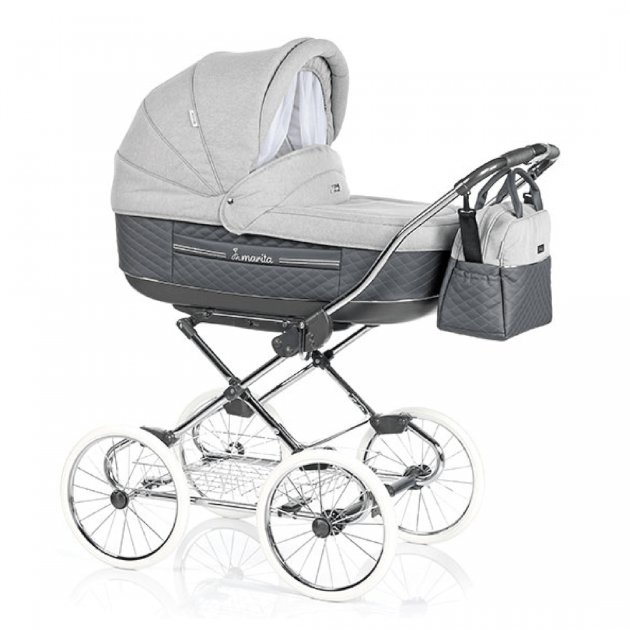 ROAN MARITA barnevogn 2 i 1 - grå - Outlet