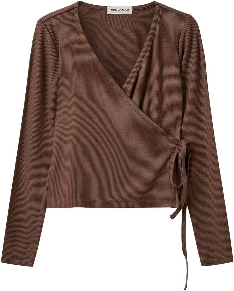 Sofie Schnoor Joodysy Cardigan Stl. 8 år / 128 cm fepojkar - Skjortor Från Magasin - Brown (8 år / 128 cm)