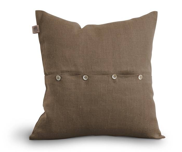 Classic Pudebetræk 50x50 Nougat - Lovely Linen.