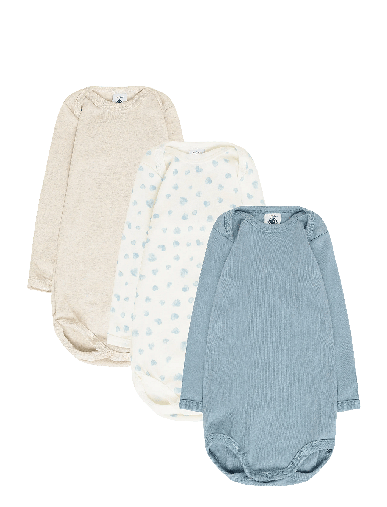Petit Bateau Sf Bodies Us Ml - Beige - 60