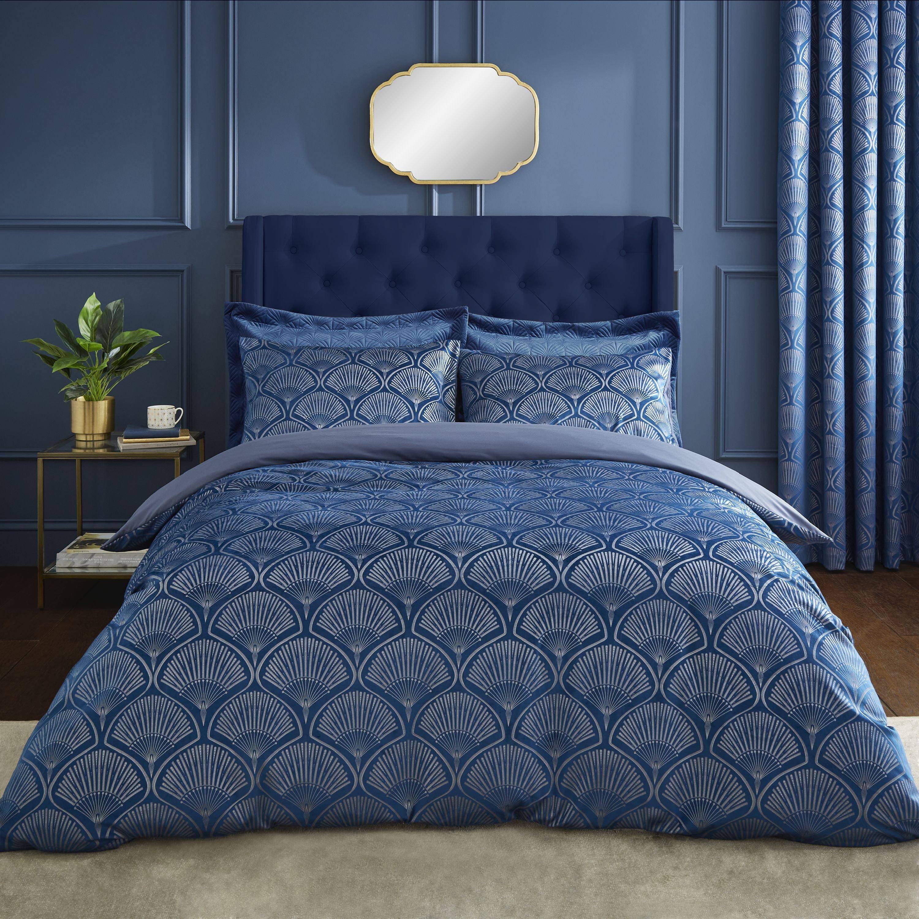 Catherine Lansfield Art Deco Pearl Duvet Cover Set