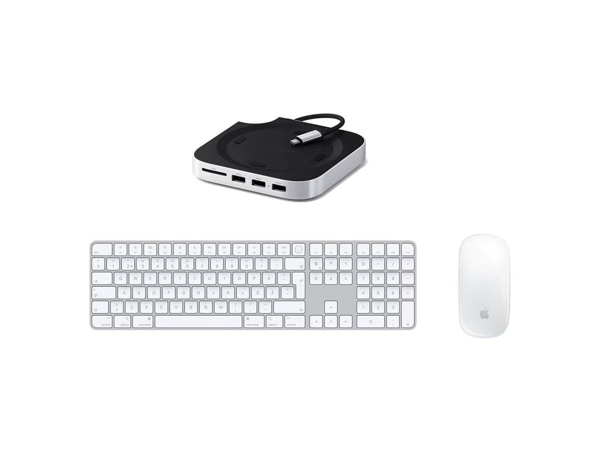 Mac mini Bundle with Satechi Hub, Magic Keyboard & Mouse – Danish
