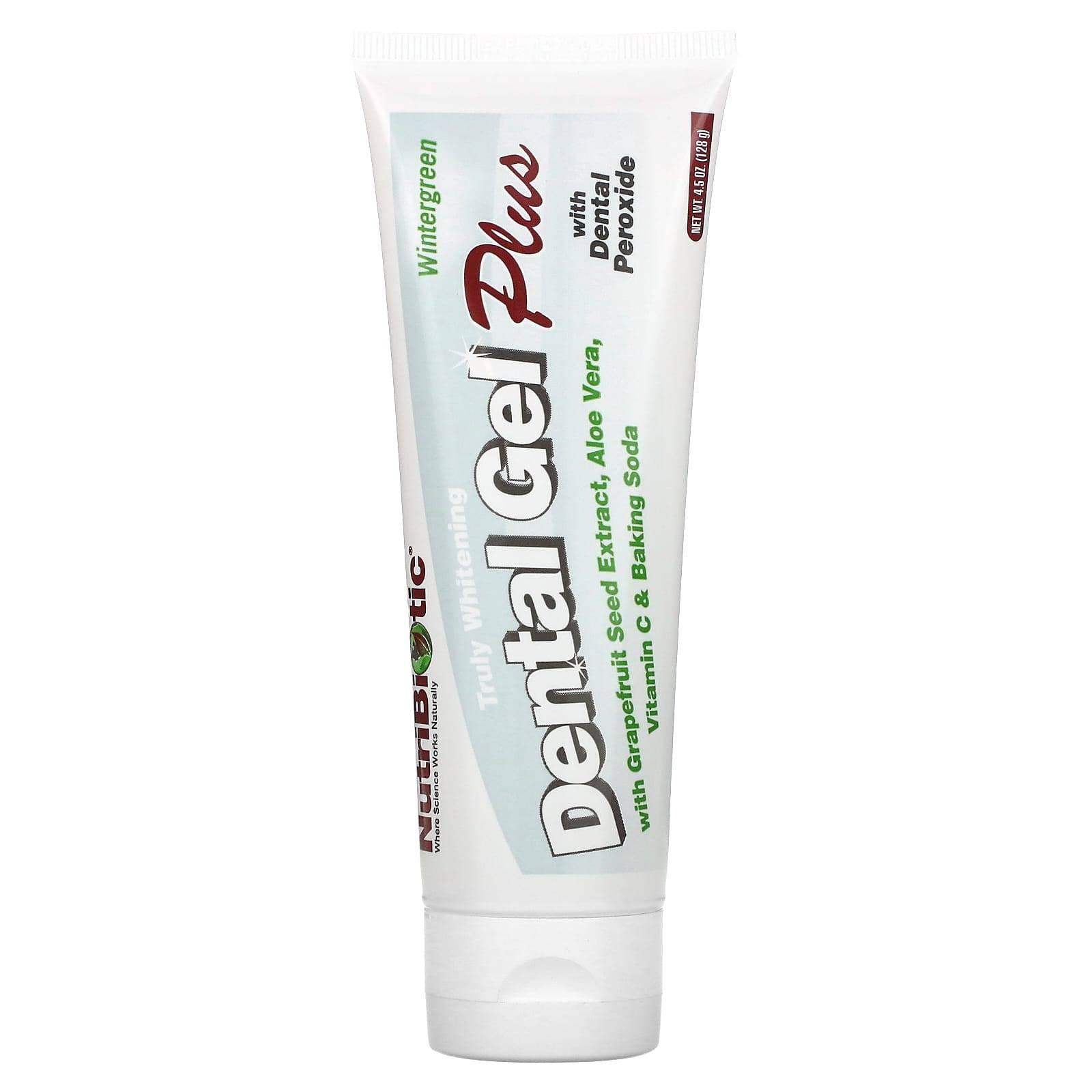 Dental Gel Plus, True Whitening, Wintergreen, 128G(4.5Oz)