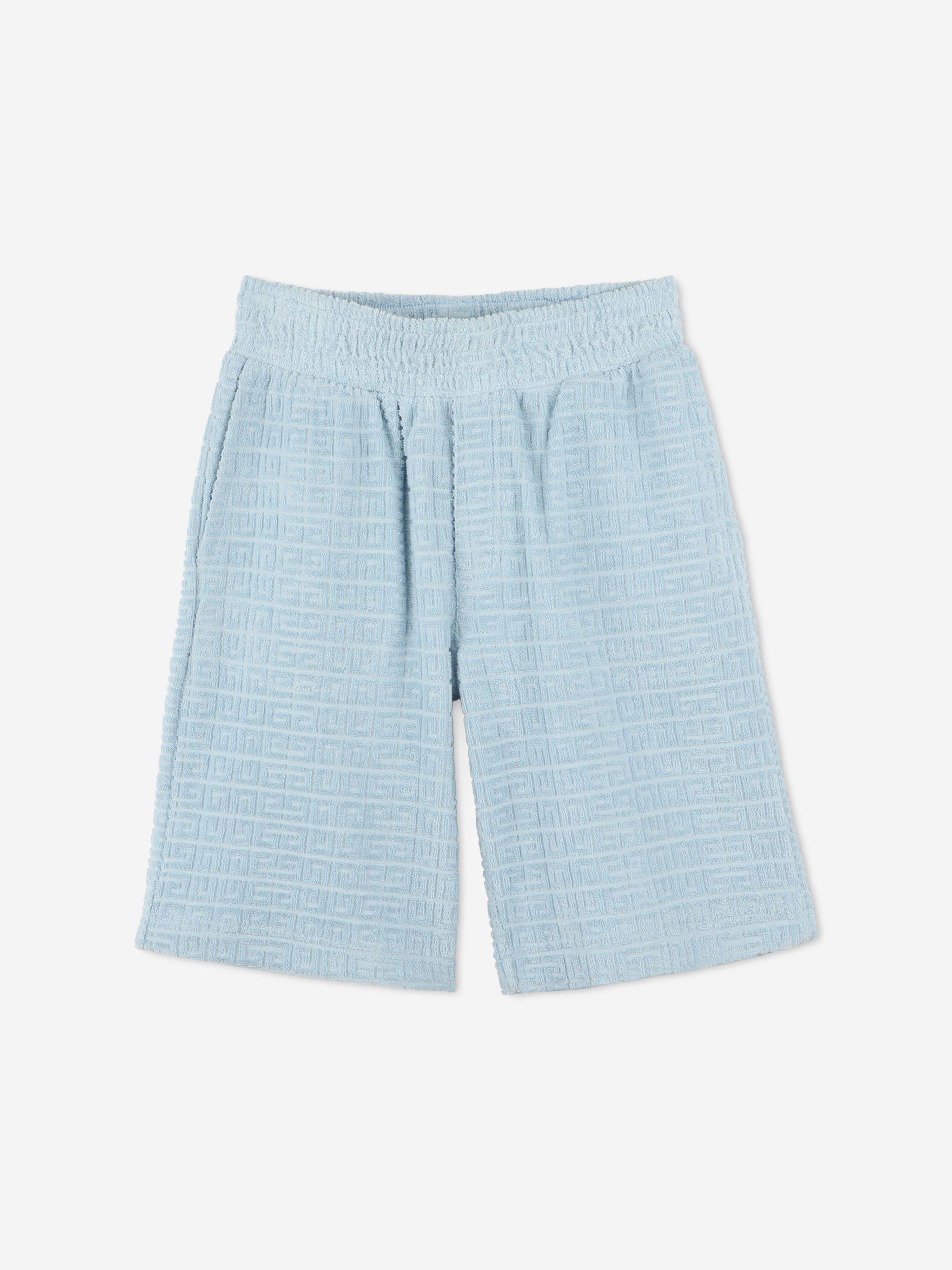 Givenchy Boys 4G Jacquard Shorts in Blue - Blue / 8 Yrs (8 Yrs)