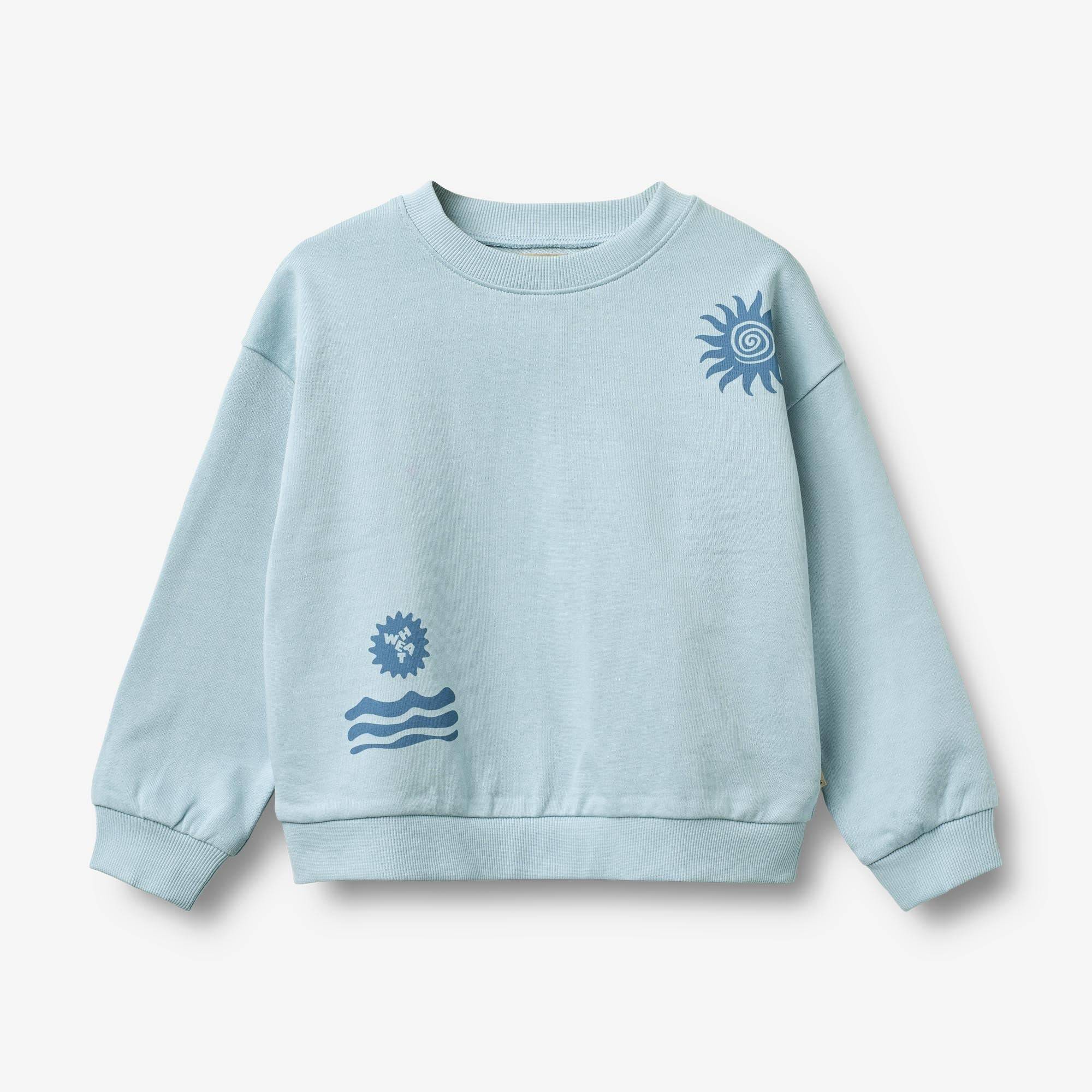 WHEAT® - Sweatshirt Casey - summer sky - Str 152.