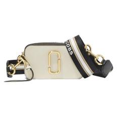 Marc Jacobs, Taske, Dame, Hvid, ONE SIZE, Uld, The Logo Strap Taske - ONE Size