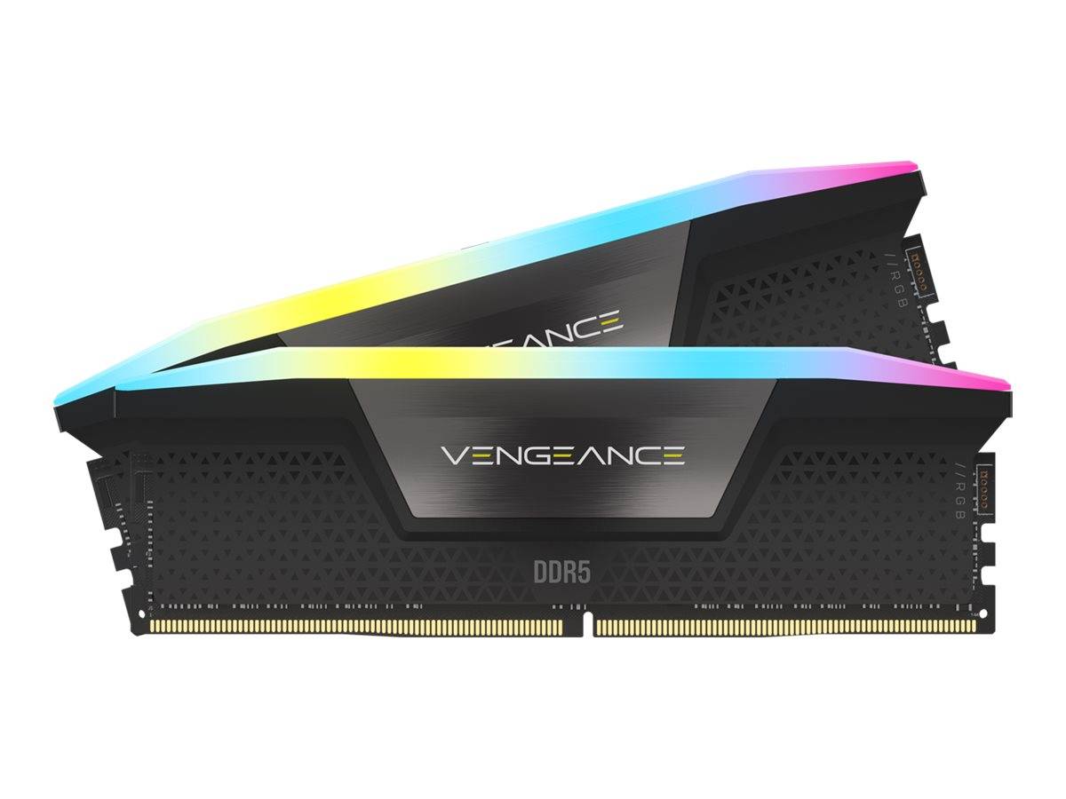 CORSAIR Vengeance RGB DDR5 SDRAM 64GB kit 5600MHz CL36 DIMM 288-PIN --> I externt lager, forväntat leveransdatum hos dig 18-04-2026