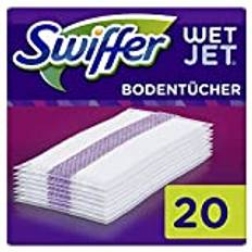 Swiffer WetJet All-in-1 Bodenwischer 20 Nachfülltücher für fast alle Böden, für schnelles & einfaches Bodenwischen