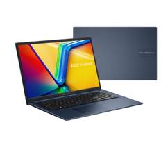 ASUS VivoBook 17 X1704VA-AU393W - 180°-Scharnierdesign - Intel Core i7 1355U / 1.7 GHz - Win 11 Home - Intel Iris Xe Grafikkarte - 16 GB RAM - 512 GB SSD NVMe - 43.9 cm (17.3")