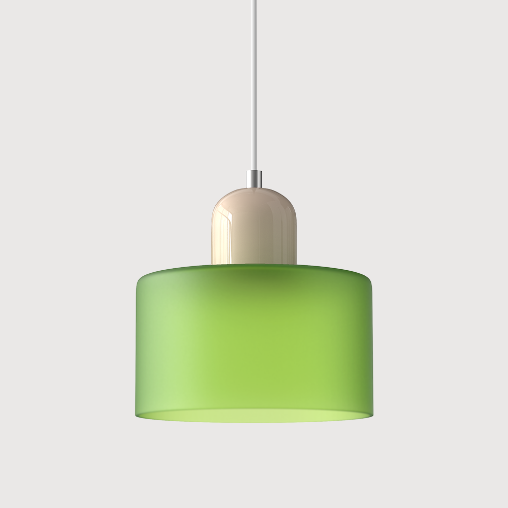 Bauhaus Kreativ Glas Hänglampa - Kreativt Glas för en Elegant Inredning - Ljusgrön / Beige