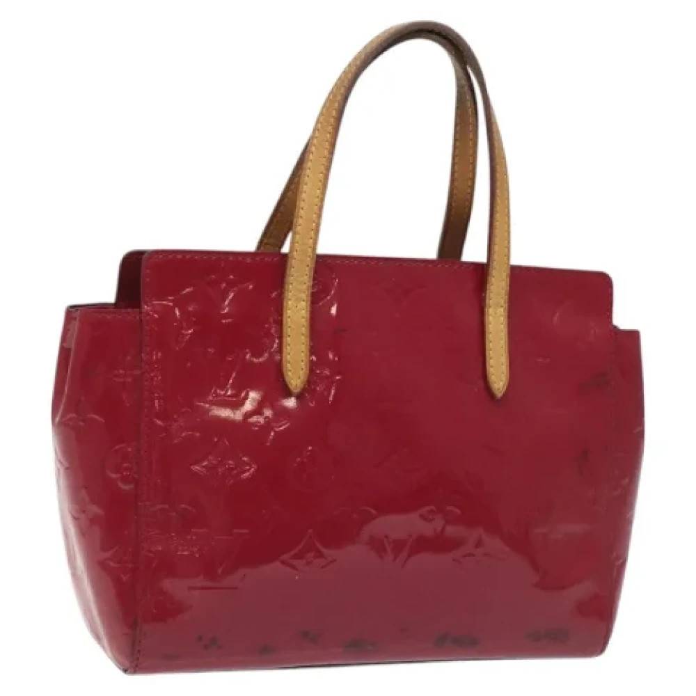 Louis Vuitton Vintage Pre-owned Laeder hndtasker - Vintage - Dame - Rød - ONE SIZE - Tyl